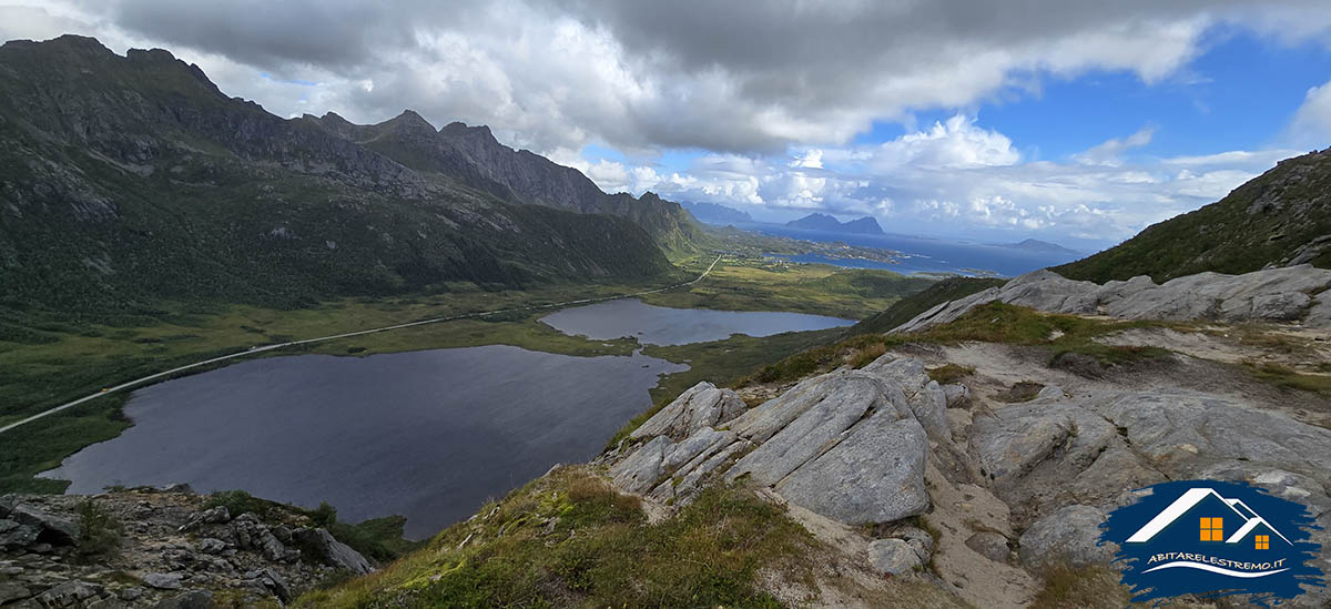 Lago di Hopsvatnet e il Lago di Hopspollen