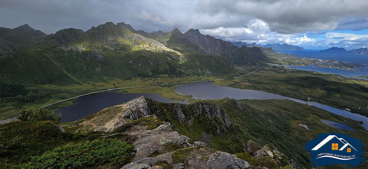 il panorama dal Glomtinden