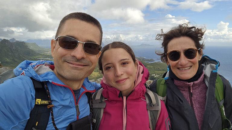 Michele Giordano, Gaia Giordano e Andreina Baj