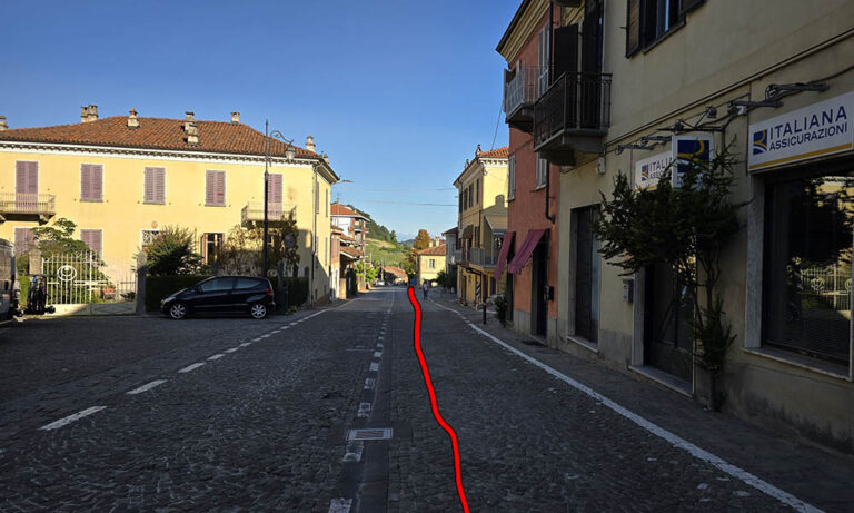 Piazza Umberto I a Monforte d'Alba