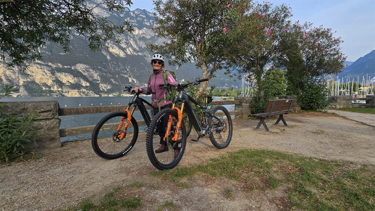 ebike al sentiero del ponale di riva del garda