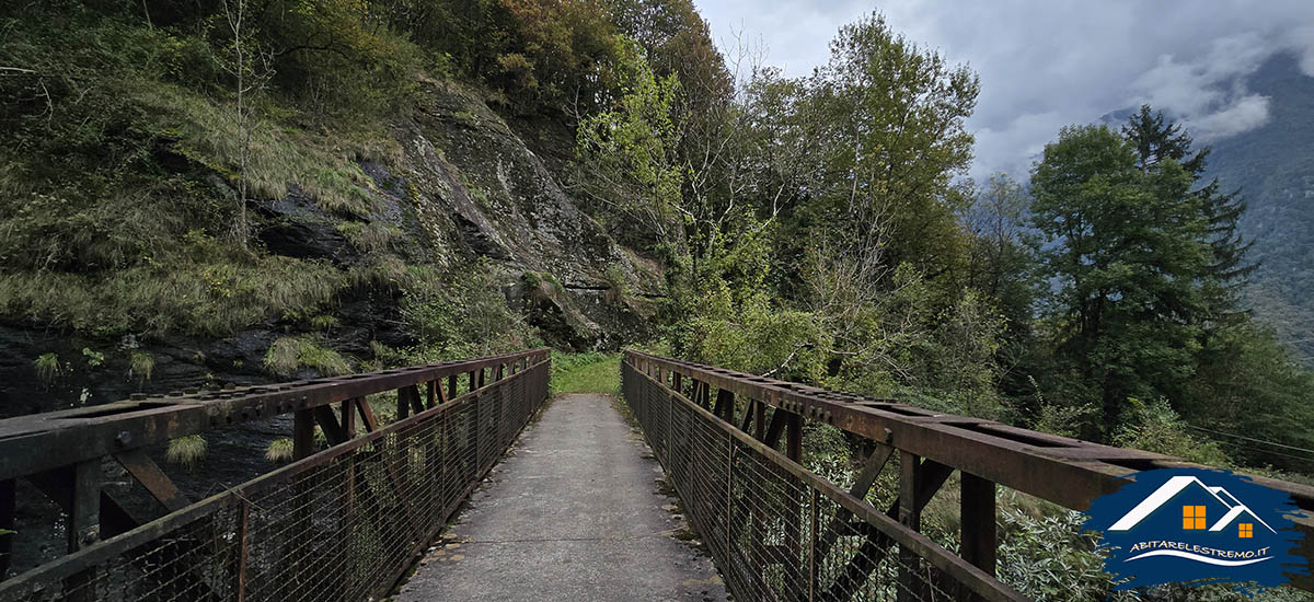 il ponte sopra il Rio Alfenza