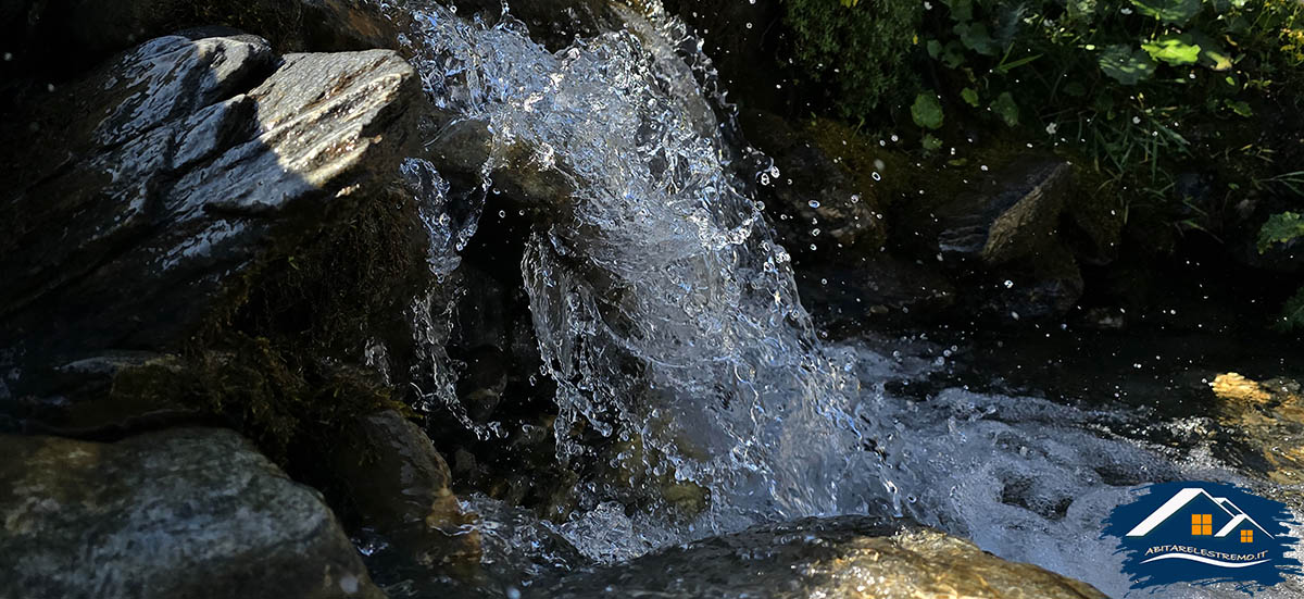 ruscello d'acqua a arpnouva