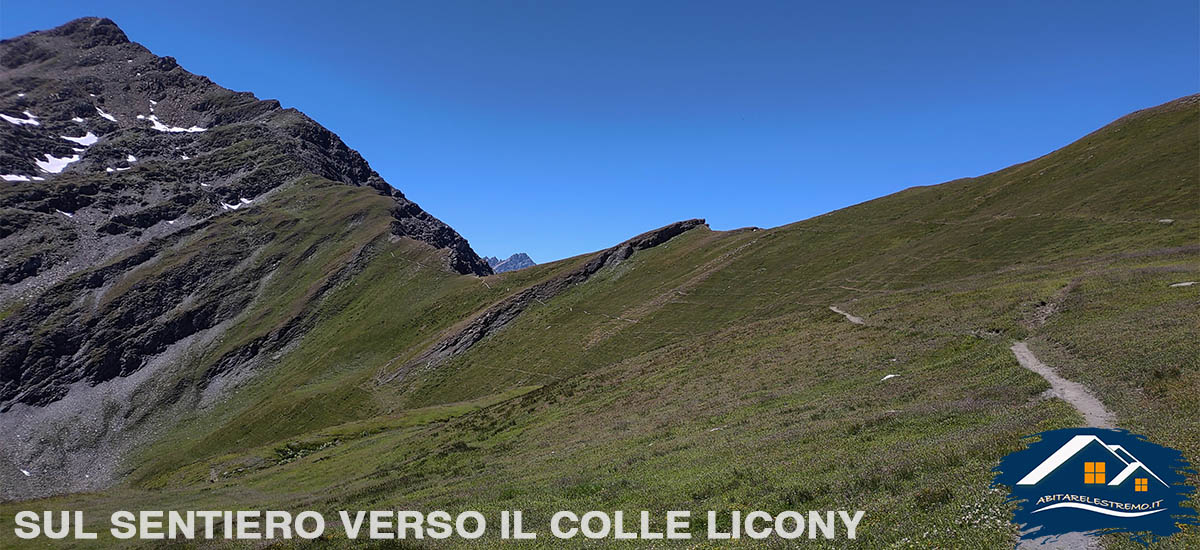 sul sentiero verso il colle liconi