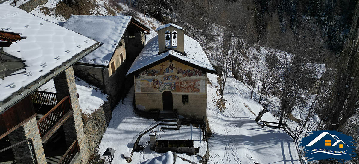 la chiesetta di charvaz in valdigne